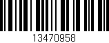 Código de barras (EAN, GTIN, SKU, ISBN): '13470958'