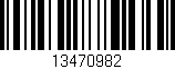 Código de barras (EAN, GTIN, SKU, ISBN): '13470982'
