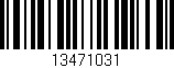 Código de barras (EAN, GTIN, SKU, ISBN): '13471031'