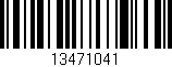 Código de barras (EAN, GTIN, SKU, ISBN): '13471041'