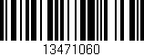 Código de barras (EAN, GTIN, SKU, ISBN): '13471060'