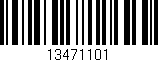 Código de barras (EAN, GTIN, SKU, ISBN): '13471101'
