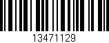 Código de barras (EAN, GTIN, SKU, ISBN): '13471129'