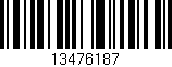 Código de barras (EAN, GTIN, SKU, ISBN): '13476187'