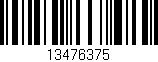 Código de barras (EAN, GTIN, SKU, ISBN): '13476375'