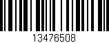Código de barras (EAN, GTIN, SKU, ISBN): '13476508'