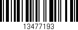 Código de barras (EAN, GTIN, SKU, ISBN): '13477193'