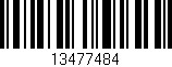 Código de barras (EAN, GTIN, SKU, ISBN): '13477484'