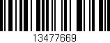 Código de barras (EAN, GTIN, SKU, ISBN): '13477669'