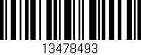 Código de barras (EAN, GTIN, SKU, ISBN): '13478493'