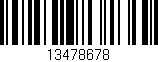 Código de barras (EAN, GTIN, SKU, ISBN): '13478678'