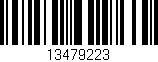 Código de barras (EAN, GTIN, SKU, ISBN): '13479223'