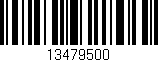 Código de barras (EAN, GTIN, SKU, ISBN): '13479500'
