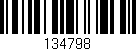 Código de barras (EAN, GTIN, SKU, ISBN): '134798'