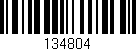 Código de barras (EAN, GTIN, SKU, ISBN): '134804'