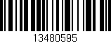 Código de barras (EAN, GTIN, SKU, ISBN): '13480595'