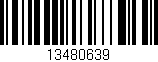 Código de barras (EAN, GTIN, SKU, ISBN): '13480639'