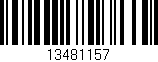 Código de barras (EAN, GTIN, SKU, ISBN): '13481157'
