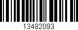 Código de barras (EAN, GTIN, SKU, ISBN): '13482093'