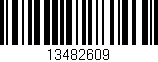 Código de barras (EAN, GTIN, SKU, ISBN): '13482609'