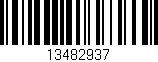 Código de barras (EAN, GTIN, SKU, ISBN): '13482937'