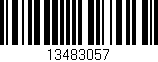 Código de barras (EAN, GTIN, SKU, ISBN): '13483057'