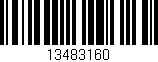 Código de barras (EAN, GTIN, SKU, ISBN): '13483160'