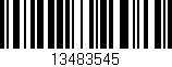 Código de barras (EAN, GTIN, SKU, ISBN): '13483545'