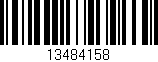 Código de barras (EAN, GTIN, SKU, ISBN): '13484158'