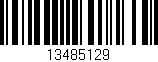Código de barras (EAN, GTIN, SKU, ISBN): '13485129'