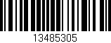 Código de barras (EAN, GTIN, SKU, ISBN): '13485305'