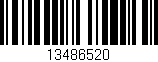 Código de barras (EAN, GTIN, SKU, ISBN): '13486520'