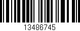 Código de barras (EAN, GTIN, SKU, ISBN): '13486745'