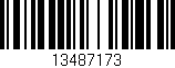 Código de barras (EAN, GTIN, SKU, ISBN): '13487173'