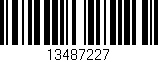 Código de barras (EAN, GTIN, SKU, ISBN): '13487227'