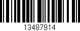 Código de barras (EAN, GTIN, SKU, ISBN): '13487914'