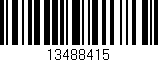 Código de barras (EAN, GTIN, SKU, ISBN): '13488415'