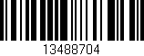 Código de barras (EAN, GTIN, SKU, ISBN): '13488704'