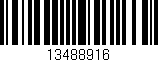 Código de barras (EAN, GTIN, SKU, ISBN): '13488916'