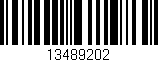 Código de barras (EAN, GTIN, SKU, ISBN): '13489202'