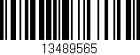Código de barras (EAN, GTIN, SKU, ISBN): '13489565'