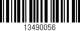 Código de barras (EAN, GTIN, SKU, ISBN): '13490056'