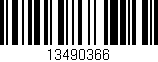 Código de barras (EAN, GTIN, SKU, ISBN): '13490366'
