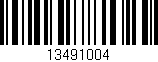 Código de barras (EAN, GTIN, SKU, ISBN): '13491004'