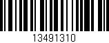 Código de barras (EAN, GTIN, SKU, ISBN): '13491310'