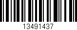 Código de barras (EAN, GTIN, SKU, ISBN): '13491437'