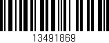 Código de barras (EAN, GTIN, SKU, ISBN): '13491869'