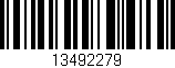 Código de barras (EAN, GTIN, SKU, ISBN): '13492279'