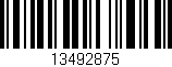 Código de barras (EAN, GTIN, SKU, ISBN): '13492875'