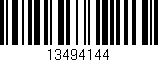 Código de barras (EAN, GTIN, SKU, ISBN): '13494144'